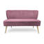 Pink Velvet Bench