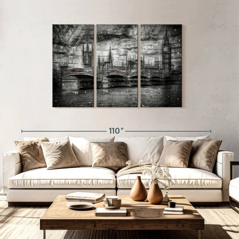 Sebbie London Dynamic Shapes, 48" H x 74" W