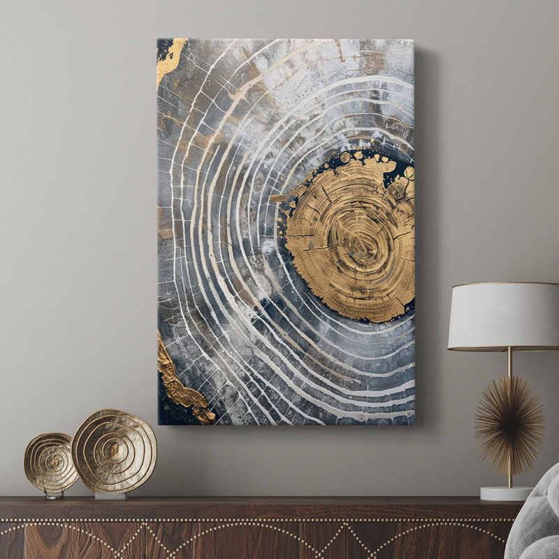 Série ABSTRACT CCLXIX - Cavas de galerie sur mesure, H 27 po x l 18 po