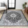 Arignote Modern Persian Floral Cream/Gray/Black Rug