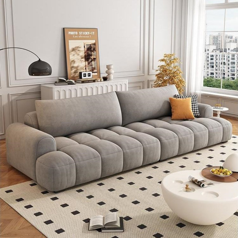 Modern Creative Simple Sofa, Light Gray