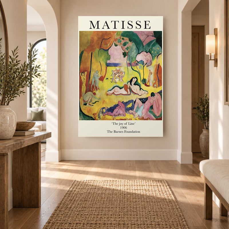 «Yellow Fauvist Matisse», exposition sur toile, H 54 po x l 36 po