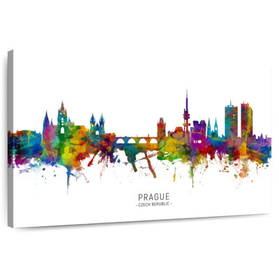 Prague Czech Republic Skyline I