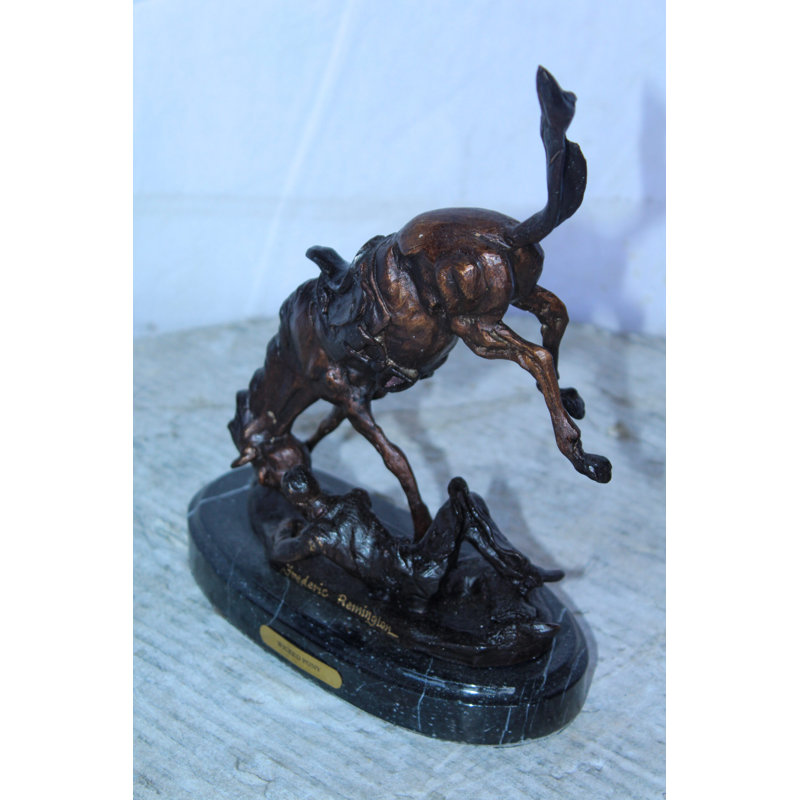 Reproduction de statue de poney Wicked Pony de la collection Nifao par Remington, décor occidental 9 po x 3 po x H 10 po