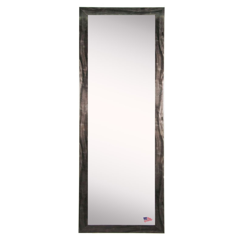Miroir pleine longueur traditionnel noir fumé, H 62 po x l 24 po