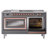 ILVE Nostalgie II Noblesse 60 in Dual Fuel Range 7 Burner, Griddle, Frenchtop-103962529-103962523