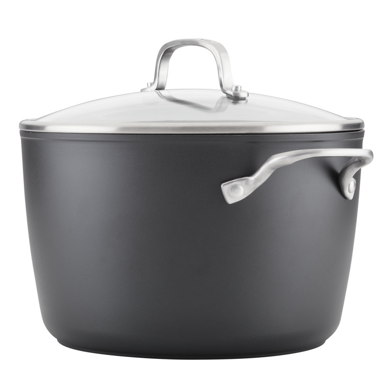 KitchenAid Hard-Anodized Induction Nonstick Stockpot with Lid, 8-Quart