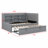 Upholstered Daybed With Trundle, Storage Shelves, USB & Outlet-1238189100