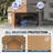 10 Ft. W X 20 Ft. D  Car Canopy Portable Garage, Heavy Duty Car Port With Roll-up Ventilated Windows , Uv Resistant Waterproof All-season Tarp For Car, Boat And Emergency Shelter-110509523-123629355