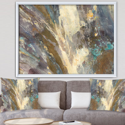 «Fire and Ice Minerals IV», reproduction d'art sur toile