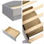 Structure de lit de jour simple rembourrée avec 2 tiroirs de rangement, velours côtelé de qualité supérieure et mélange de velours pour les chambres d'enfants modernes-1088761692