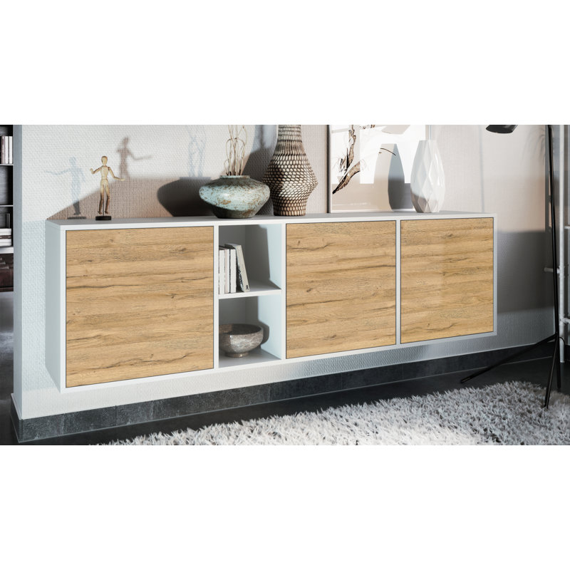 Argaki 182cm Sideboard, Without LED, Oak Nature