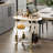 3-Tier Arc Bar Cart, 40''x32''x14''-514300267-514300268
