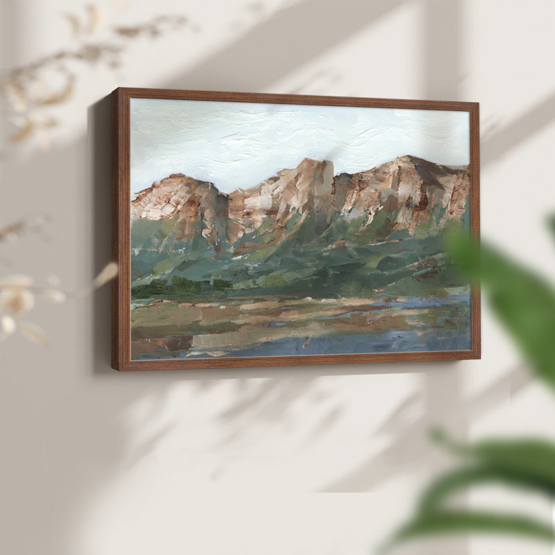 Heading West I -Framed Print - Restickable, Noyer, H 11 po x l 14 po