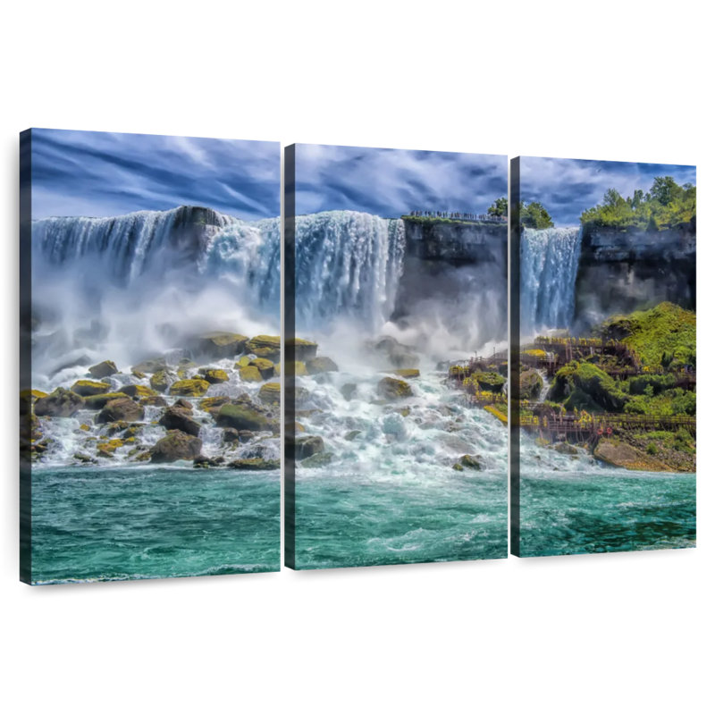 Alvord Niagara Falls Stream, 42" H x 65" W