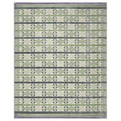 Maridee Green Blue Modern Indoor Rug