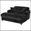 Chaise longue avec deux coussins décoratifs-133397362