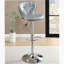Ensemble de 2 tabourets de bar à hauteur ajustable avec base en métal