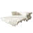 83.8" Oversized Chesterfield Pull Out Sofa Bed, Classic Roll Arm Velvet Couch with Flower Tufting-469100171