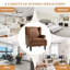 74.4 Cm Wide Wingback Chair-598708634