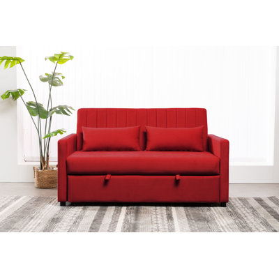 Kusilvak 58'' Velvet Sofa