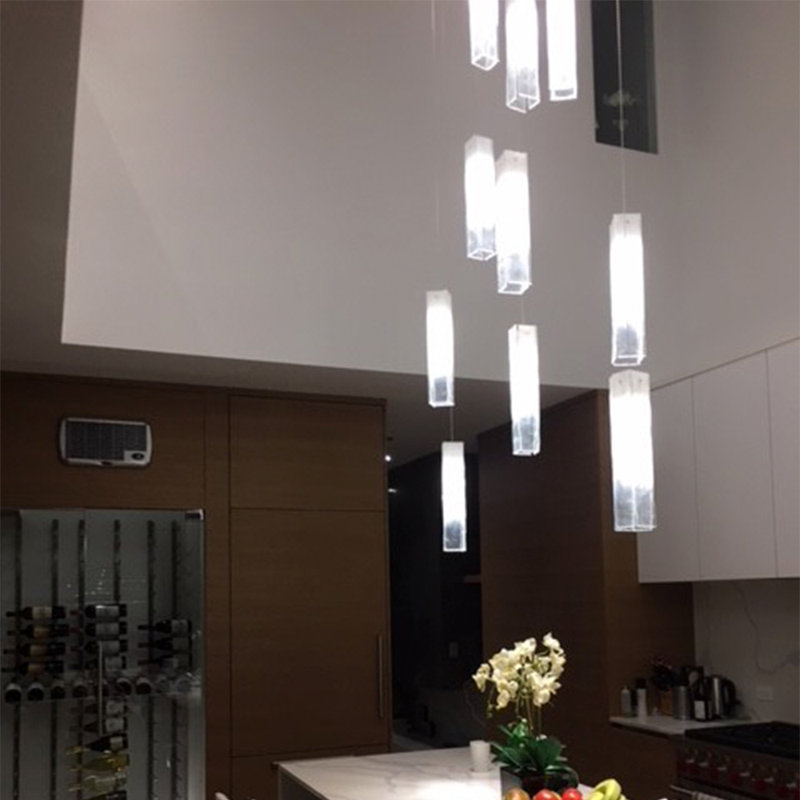 7 - Light Pendant, White, 12