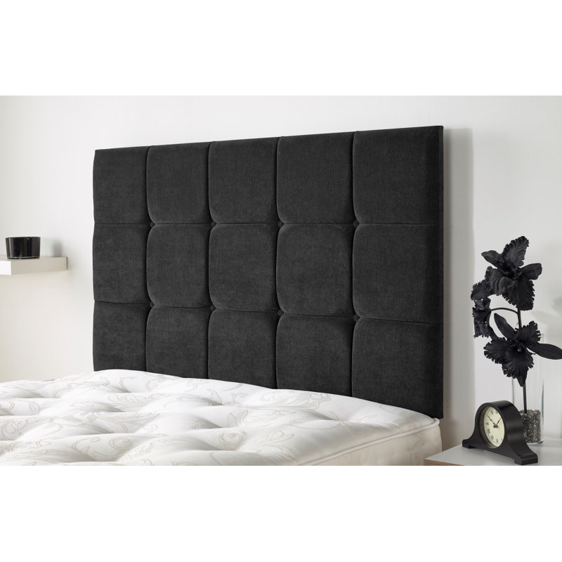 Upholstered Headboard, Charcoal, Small Double (4')