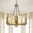 Kleanthis 6 - Light Dimmable Drum Chandelier