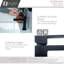 Robinet élégant pour salle de bain à poignée simple 6 ½ po noir mat-86868309