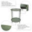 Elizia Tray Top Frame End Table
