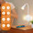 Flexible Gooseneck LED Wall Mounted Bedside Reading Lamp With Touch Control, 5 Dimmable Lights, USB Output, Night Light And Timer, 2-Piece, White