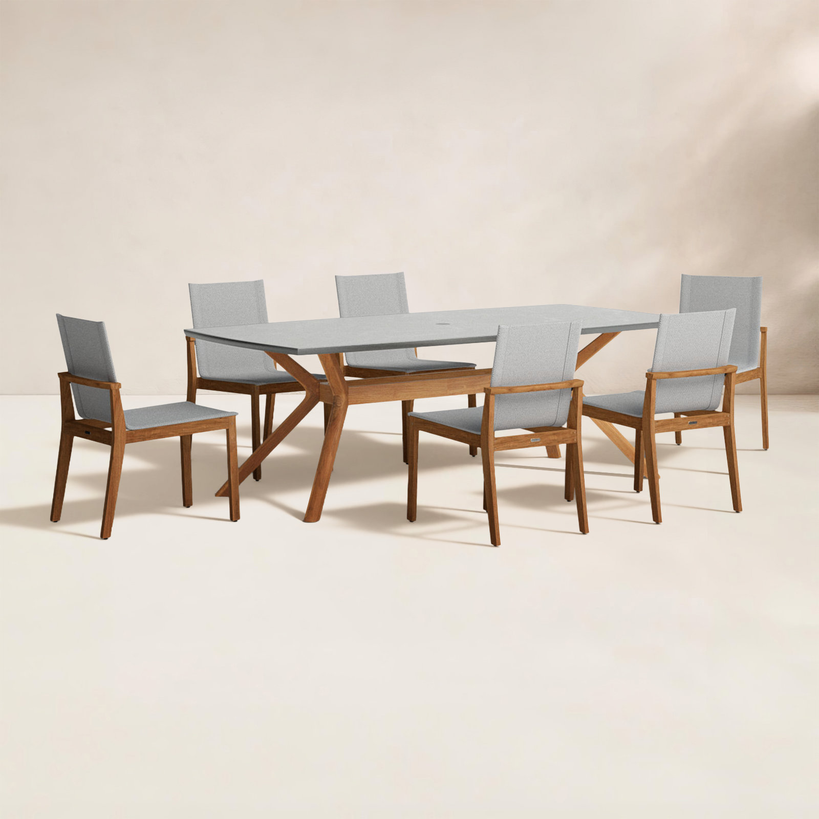 Amira 87" Patio Dining Set