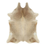 Rug & Kilim’S Large Cowhide Rug In Beige-Brown And Cream Tones