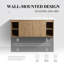 Meuble-lavabo flottant 48 po Dualspace