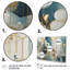 Marbre doré bleu, motif floral I - impression-715570444-715570446