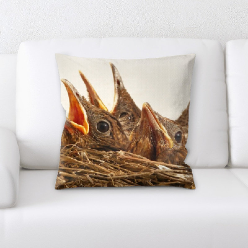 Microsuede Reversible Throw Pillow
