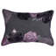 Ensemble de housses de coussin en velours floral avec broderie en velours - Décoration de Noël 14 x 20 pour lit, chambre et chambre