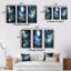 «Sky Celestial Canopy Pastoral», 3 pièces sur toile-294330337-294330338