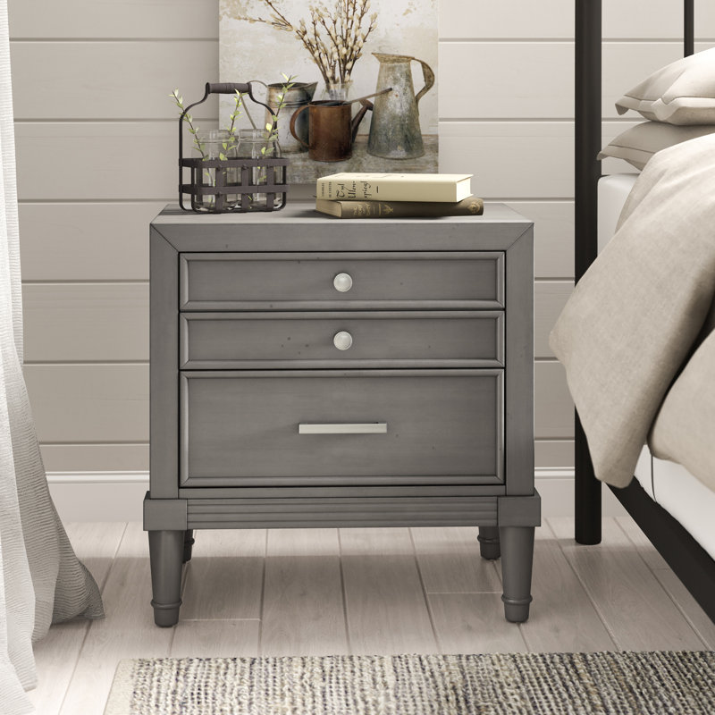 Zola 23.5'' W Solid Wood Nightstand