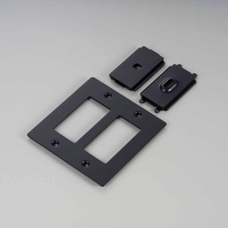 2G Plate / Non-Logo, Black