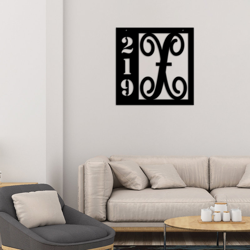 Plaque et plaque-numéro de porte Brend, Oui