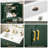24'' Green Vanity Cabinet With Ceramic Sink