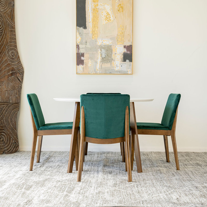 Ensemble repas pour 4 personnes Ailston, Vert