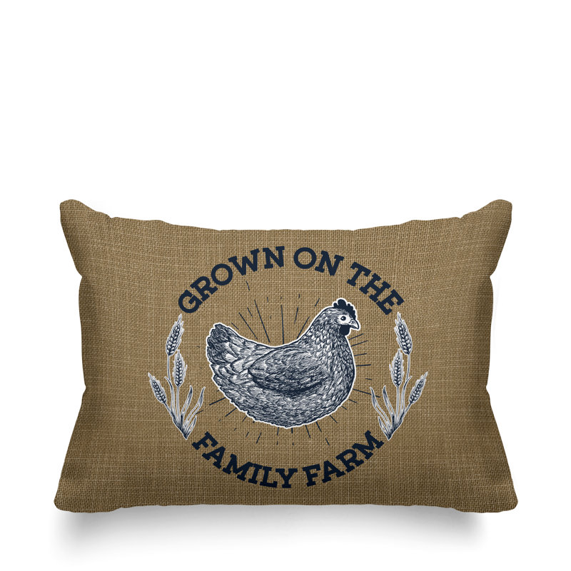 Coussin intérieur / extérieur Rusty Farm House, Beige