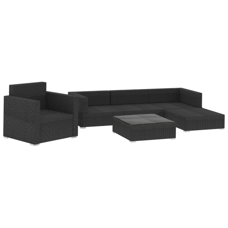 6 Piece Sectional with Cushions