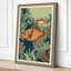 Goldfish and Water Blooms Japandi - Wrapped Canvas-1036980787-1036980788