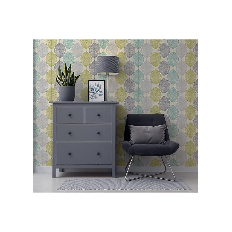 Valncia 10m x 53cm Metallic Finish Wallpaper Roll