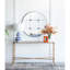 Miroir mural rond 36 po en verre antique