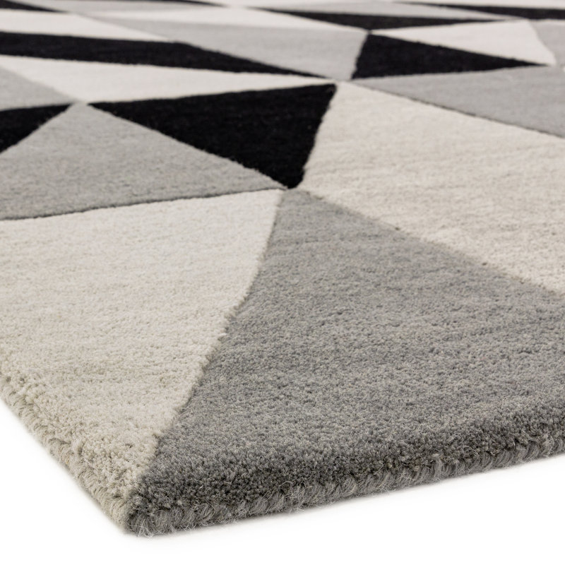Jessamine Geometric Wool Hand Tufted Area Rug, Rectangle 200 x 290cm