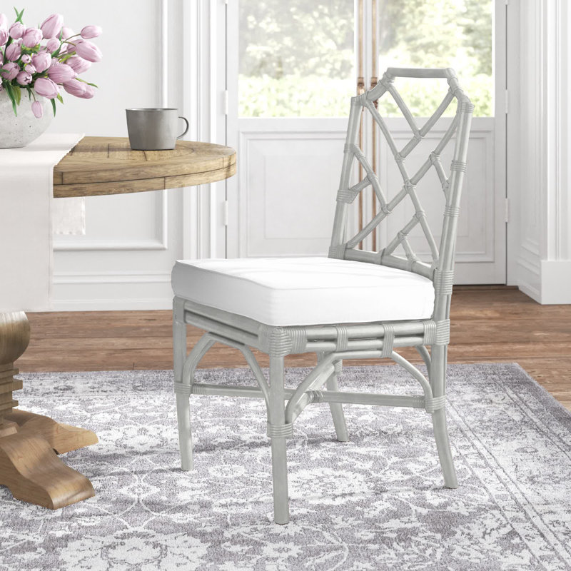 Athanasius 21'' H Upholstered Side Chair, Gray